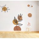 Ver imagem 3 de Adesivo Decorativo de Parede Orgânico Boho