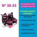 Ver imagem 2 de Patins Roller com Kit de Proteção Infantil Numero 30 Ao 33