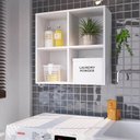 Ver imagem 1 de Nicho Parede Organizador Multiuso Funcionale Art in Móveis Branco