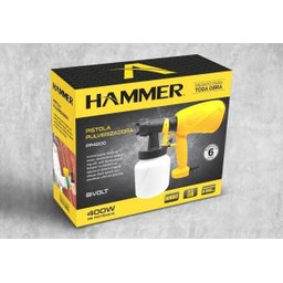 Pistola Pulverizadora Hammer PP-4000 400W 127V - 2