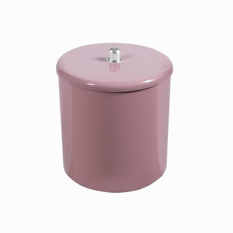 Lixeira Cesto Multiuso Astra com Tampa 6 Litros Rosé
