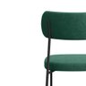 Cadeira Decorativa Estofada Sala de Jantar Mila Veludo Verde - FdECOR - 7
