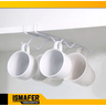Porta Xícaras Suporte Organizador Suspenso Viena Branco Bel - 5