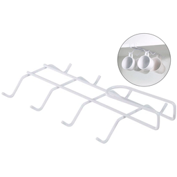 Porta Xícaras Suporte Organizador Suspenso Viena Branco Bel - 1