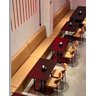 Sofá Banco Para Lanchonete Madeira 1,20m Sintético Marrom Restaurantes Bares Pizzaria - 4