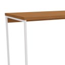 Ver imagem 6 de Mesa de Escritório Escrivaninha Vintage Aço Industrial 136cm Canela/branco