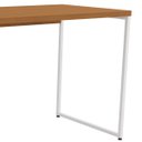 Ver imagem 5 de Mesa de Escritório Escrivaninha Vintage Aço Industrial 136cm Canela/branco