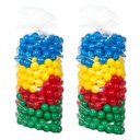 Ver imagem 2 de Kit Infantil Piscina de Bolinhas 1,50m Quadrada + 1000 Unidades Bolinhas Coloridas