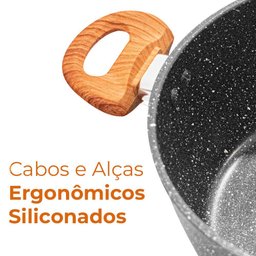 Conjunto de Panelas Viena Cinza 5 Peças Revestimento Cerâmica 4,5mm - Casambiente AL161 - 4