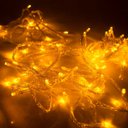 Ver imagem 3 de Pisca Cordão 100 Lâmpadas Led Amarelo Fio Branco de 220v 10m