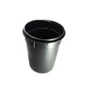 Ver imagem 5 de Lixeira Dourada Em Aço Inox Para Cozinha Com Pedal 3L