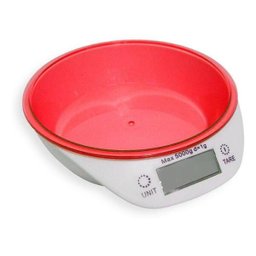 Balança Digital Vermelha Peso Volume Ml Grama Kg 1G A 5Kg - 4