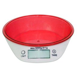 Balança Digital Vermelha Peso Volume Ml Grama Kg 1G A 5Kg - 1