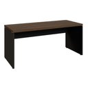 Ver imagem 2 de Mesa Escritório 170cm x 70 cm Escrivaninha 40mm Pés Painel Cor:Nogal Málaga com Preto