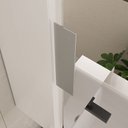 Ver imagem 4 de Conjunto Gabinete Banheiro Nivus 80cm (armário + Cuba + Espelheira) Branco Inteiro