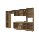 Ver imagem 3 de Cozinha Modulada Celeste Kappesberg 100% Mdf Nogueira 360cm