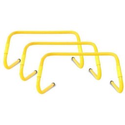 Kit 3 Barreiras De Salto 2 Ajustes Amarelo Odin Fit - 1