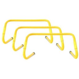 Kit 3 Barreiras De Salto 2 Ajustes Amarelo Odin Fit - 4