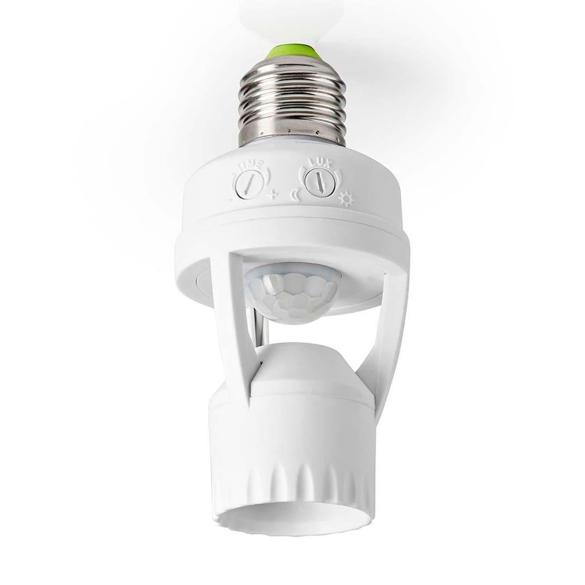 Sensor de Presença Bocal Suporte para Lâmpada Movimento 360º - 8