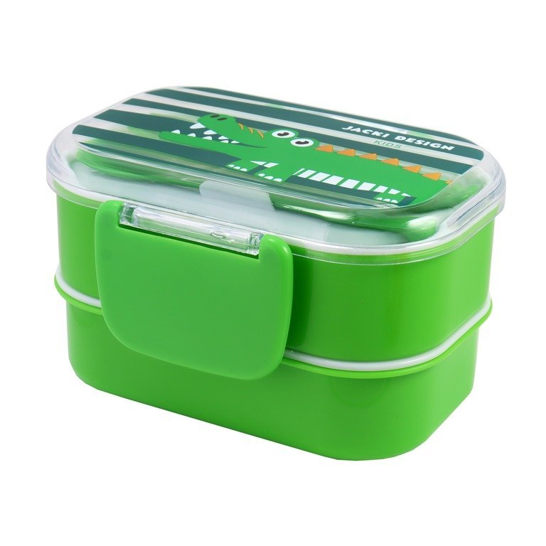 Pote P/ Lanche de 2 Andares Infantil 400ml Jacki Design - Pimpolho:verde - 2