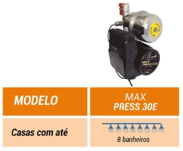 Pressurizador Rowa Max Press 30 E - 220V - 2