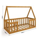 Ver imagem 4 de Cama Infantil Montessoriana Valentina Mel