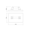 Ver imagem 2 de Desempenadeira Lisa Tramontina em Poliestireno com Cabo e Esponja Tramontina