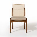 Ver imagem 7 de Kit 6 Cadeiras de Madeira para Mesa de Jantar com Encosto Tela Lisboa Linho Bege M58 Rmi