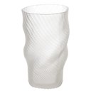 Ver imagem 1 de Vaso Decorativo Vidro Torcido Transparente Fosco 30cm