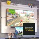 Ver imagem 5 de Mesa para Computador Gamer Madesa 9409 e Painel para Tv até 65 Polegadas - Preto/branco
