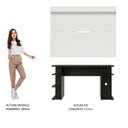 Ver imagem 7 de Mesa para Computador Gamer Madesa 9409 e Painel para Tv até 65 Polegadas - Preto/branco