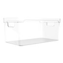 Ver imagem 4 de Kit 3 Organizadores de Armário Clear 30x15x13cm Transparente ou