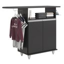 Ver imagem 1 de Tábua de Passar com Balcão 02 Portas Angel Preto 119 cm - D'Rossi DRossi