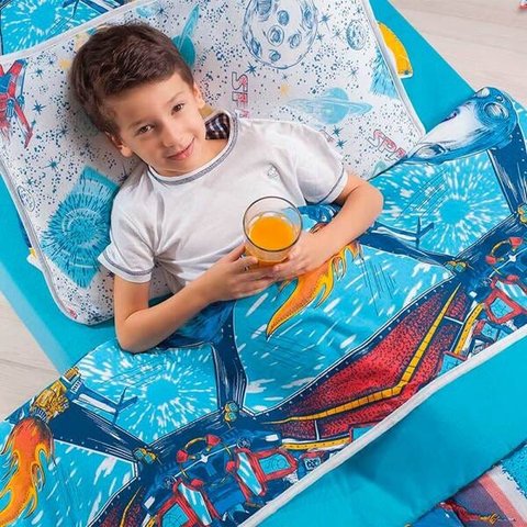 Cobre Leito Infantil Casal Estampado Vivaldi Space Ref 66.51.0003/3265