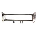 Ver imagem 5 de Suporte Organizador Banheiro Cozinha Inox Prateleira Gancho Resistente Shampoo Sabonete Multiuso Cas