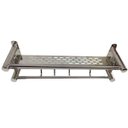 Ver imagem 1 de Suporte Organizador Banheiro Cozinha Inox Prateleira Gancho Resistente Shampoo Sabonete Multiuso Cas