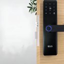Ver imagem 1 de Fechadura Digital Eletronica Biometria Senha Cartao Chave de Acesso Porta Casa Residencia Sala Segur