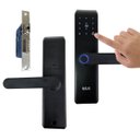 Ver imagem 3 de Fechadura Digital Eletronica Biometria Senha Cartao Chave de Acesso Porta Casa Residencia Sala Segur