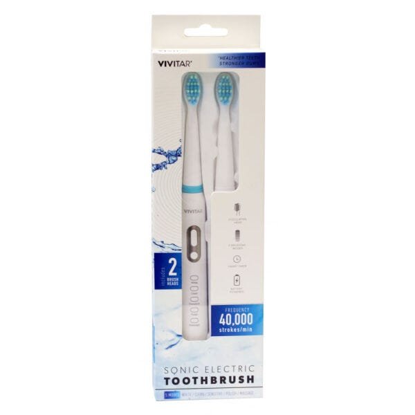 Escova Dental Elétrica Sonic Com 5 Modos De Escovação - 4