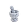 Pilão de Mármore Com Socador Cinza 11cm Bon Gourmet - 1