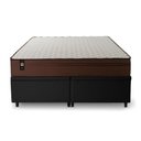 Ver imagem 4 de Conjunto Box Baú Super King Atlanta Preto 193x203x69 Espuma D45