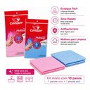 Ver imagem 4 de Kit 10 Panos Multiuso Condor Antibac 55x33cm - Misto