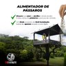 Alimentador Comedouro Tratador de Pássaros para Jardim Casa - 4