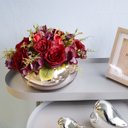 Ver imagem 2 de Arranjo de Mini Rosas Vermelhas no Vaso Baixo Rose| Linha Arranjos de Flores Formosinha