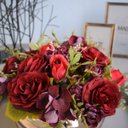 Ver imagem 4 de Arranjo de Mini Rosas Vermelhas no Vaso Baixo Rose| Linha Arranjos de Flores Formosinha