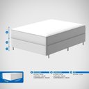 Ver imagem 6 de Conjunto Box Casal Mola Ensacada Probel Santiago (138x188x50cm)