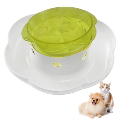 Comedouro Cao Pet Gato Cachorro Brinquedo Interativo Animal de Estimaçao Raçao Petisco Quebra Cabeça