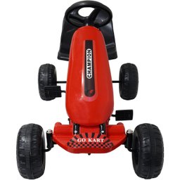 Mini Kart Carrinho Com Pedal Mini Veículo Brinquedo Quadriciclo Infantil Vermelho Importway BW-219 B - 4