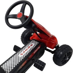 Mini Kart Carrinho Com Pedal Mini Veículo Brinquedo Quadriciclo Infantil Vermelho Importway BW-219 B - 6