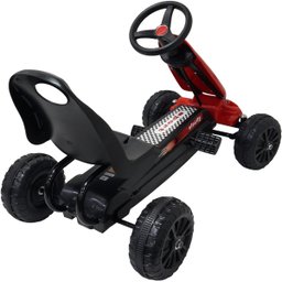 Mini Kart Carrinho Com Pedal Mini Veículo Brinquedo Quadriciclo Infantil Vermelho Importway BW-219 B - 3